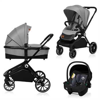 Lionelo Mika Plus 3in1, Grey stone